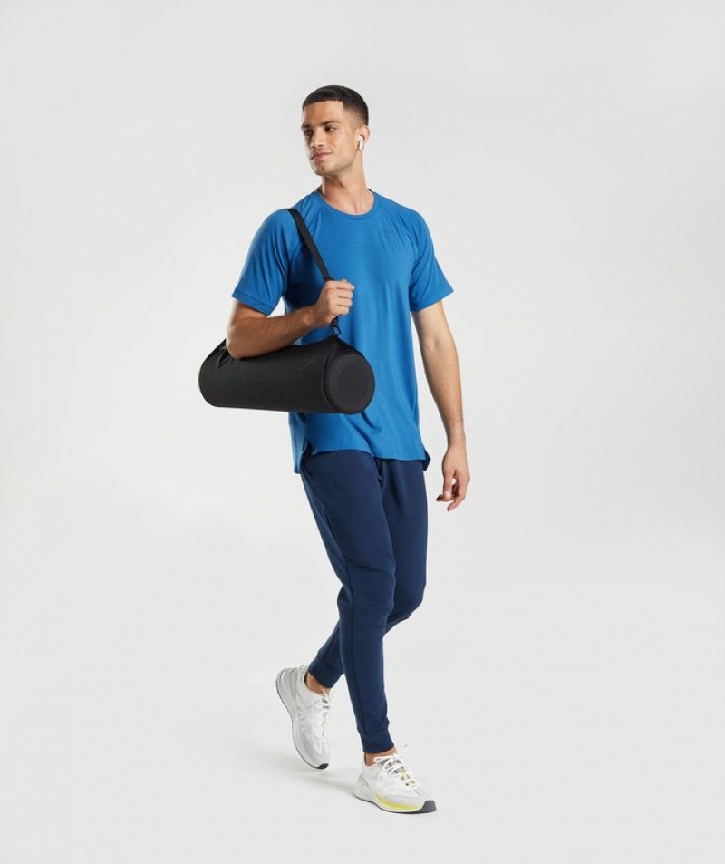 T-Shirts Gymshark Studio T-Shirt Azules | UVZBH0985