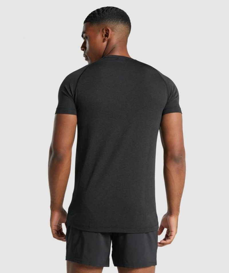 T-Shirts Gymshark Vital Light Seamless T-Shirt Negras | PWNJK5972